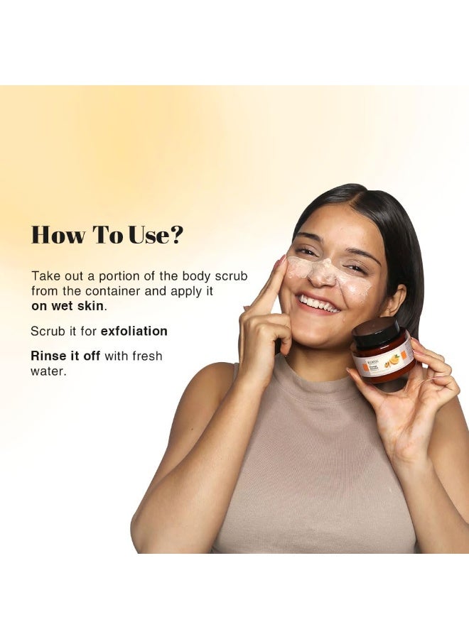 Richfeel Orange Almond Scrub For Brightening & Revitalizing | Gentle Exfoliation | Removes Blackheads & Dead Skin Cells | Suitable for All Skin Types | 100 g - Image 5