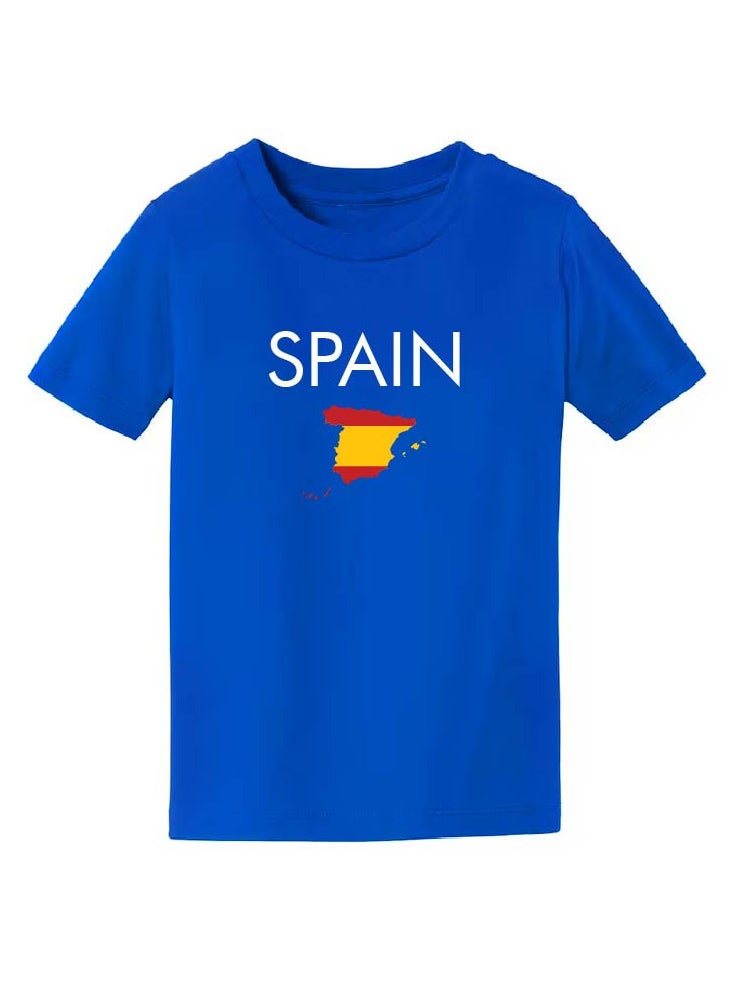 Generic - Spain Kids T-Shirt for Boys - Round Neck Short Sleeve Cotton T-Shirt - Soft and Comfortable Kids Boys Tshirt - Perfect for Spanish Souvenirs - Image 1