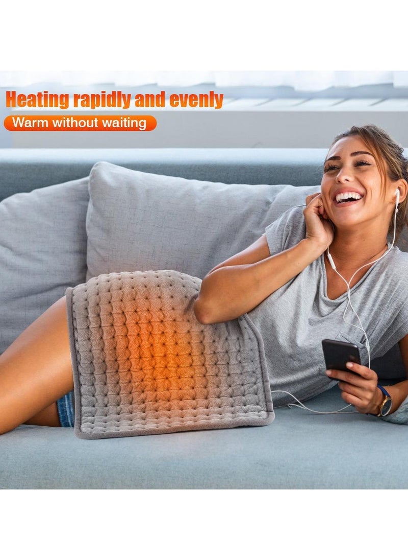 Generic Electric Heating Pad Winter Heater Shoulder Neck Back Spine Leg Pain Relief Timed Physiotherapy for Home Sofa 12 x 24 inches  10 Electric Temperature Options 3 Timer Settings  - Image 3