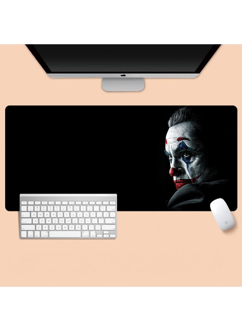 Joker Anime Movie Characters Gaming Mouse Pad Extended Large Mat Desk Pad Stitched Edges Mousepad Long Mouse Pad And Non-Slip Rubber Base Mice Pad 800X300X4mm
