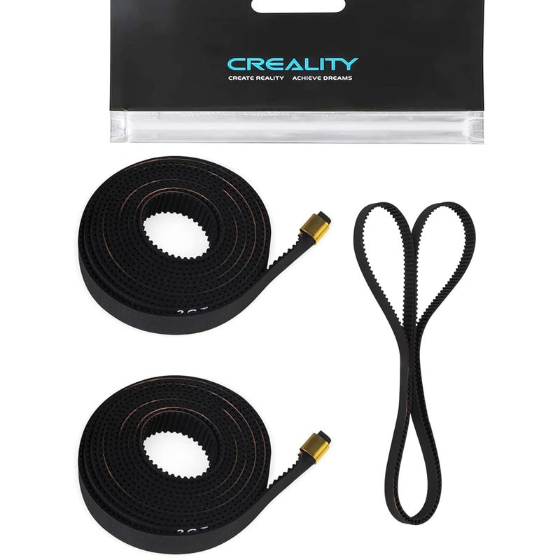 KOYOFEI مجموعة حزام التزامن لمحور X و Y لـ Creality Ender 3 V3 SE وحزام التزامن الدائري، ملحقات طابعة ثلاثية الأبعاد، مجموعة حزام التوقيت لمحور X و Y والحزام الدائري لـ Ender 3 V3 SE - Image 1