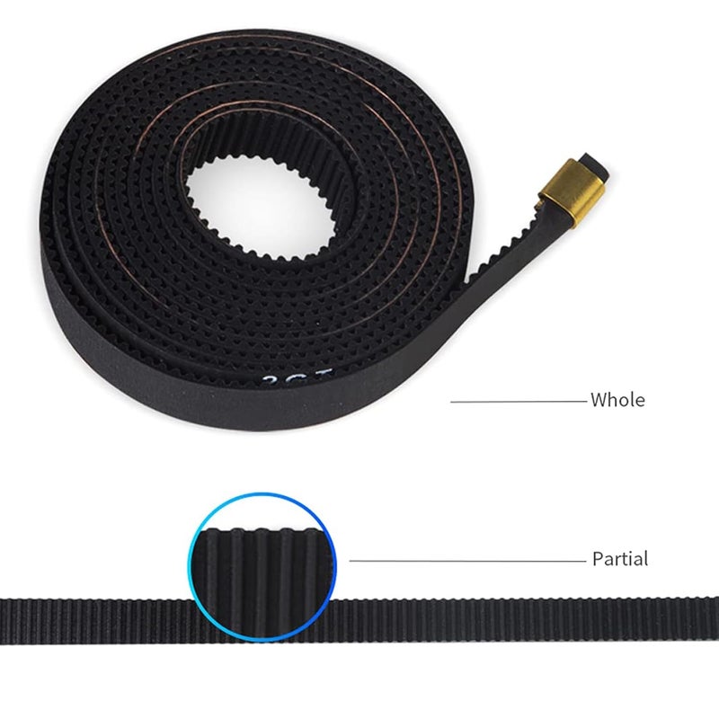 KOYOFEI مجموعة حزام التزامن لمحور X و Y لـ Creality Ender 3 V3 SE وحزام التزامن الدائري، ملحقات طابعة ثلاثية الأبعاد، مجموعة حزام التوقيت لمحور X و Y والحزام الدائري لـ Ender 3 V3 SE - Image 3