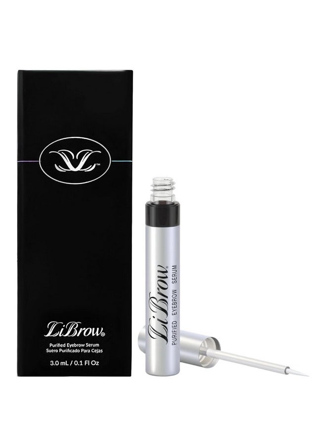 LiBrow LiBrow Purified Eyebrow Physician-Formulated Serum for Fuller & Thicker Looking Eyebrows | Natural Eyebrow Enhancer Safe for Sensitive Skin | 90-Day Supply (3ml)  - Image 1