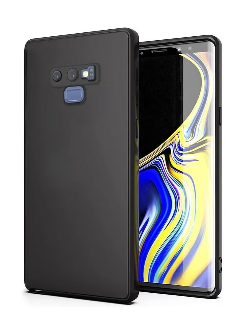 JAJEEK Samsung Galaxy Note 9 Case, Soft Silicone Gel Rubber Cover, Shockproof Matte Finish Back Cover, Inner Fabric Lining with Camera Protection, Black Case for Galaxy Note 9 (6.4-Inch) - Image 1