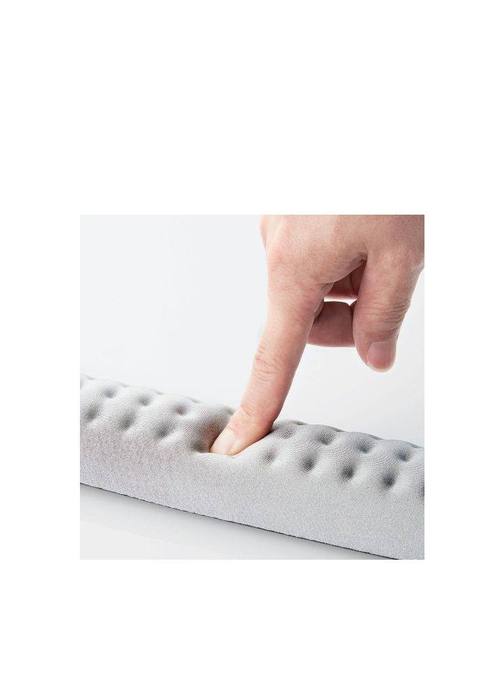 GX - Keyboard Wrist Rest medical Pad for Easy Typing Pain Relief Keyboard Wrist Rest Memory Foam Wrist Rest for Office/Gaming/Computer/Laptop/Mouse Wrist Rest Pad Support Gaming (Black), laptop size (medium) - Image 1