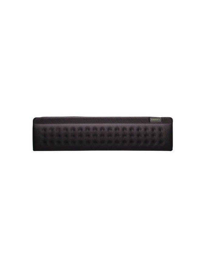 GX - Keyboard Wrist Rest medical Pad for Easy Typing Pain Relief Keyboard Wrist Rest Memory Foam Wrist Rest for Office/Gaming/Computer/Laptop/Mouse Wrist Rest Pad Support Gaming (Black), laptop size (medium) - Image 1