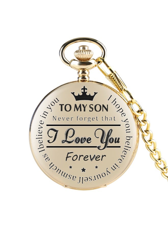 KUYING New Retro Flip Pendant Commemorative Watch 