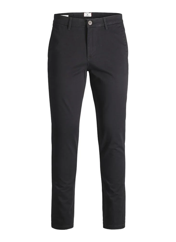 JACK & JONES  Solid Slim Fit Chinos for Men | Best Price UAE