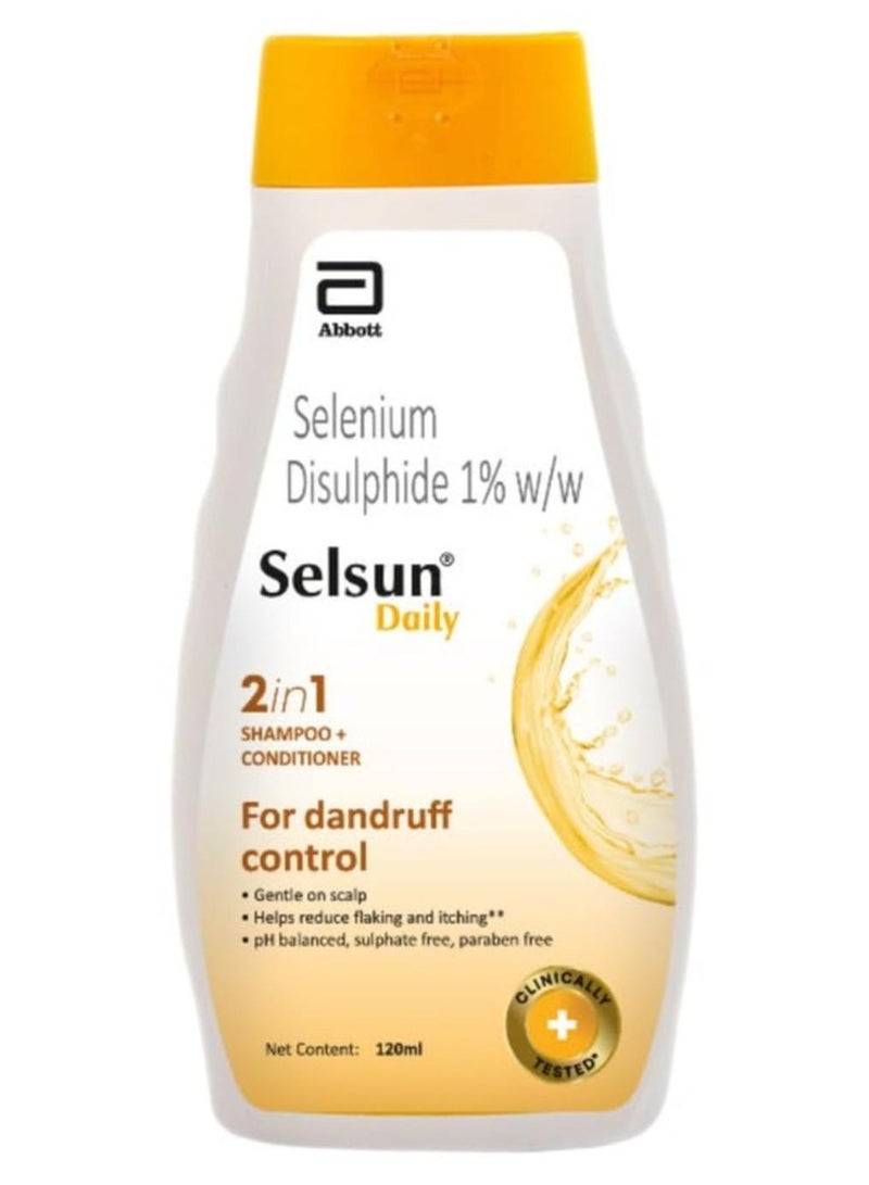 سيلسون شامبو يومي مضاد للقشرة لفروة الرأس الجافة 120 مل - Image 1