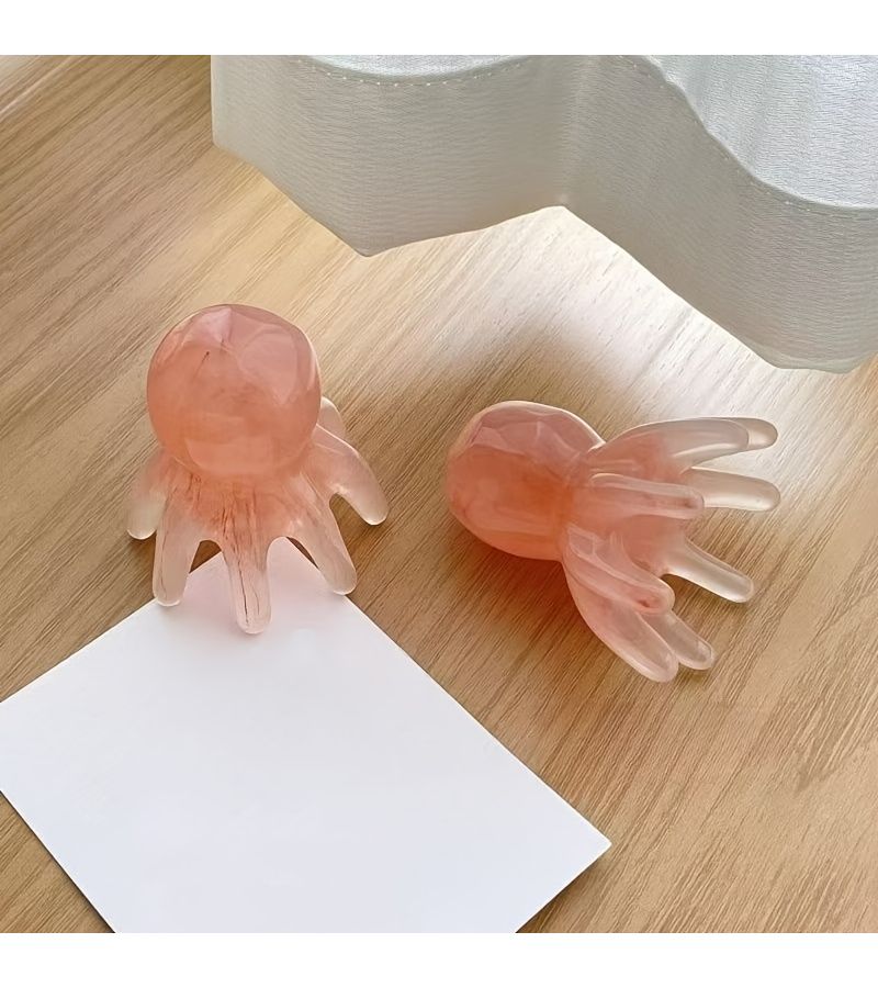 Handheld Octopus Head Massager with 2 Facial Compression Towels - Image 3