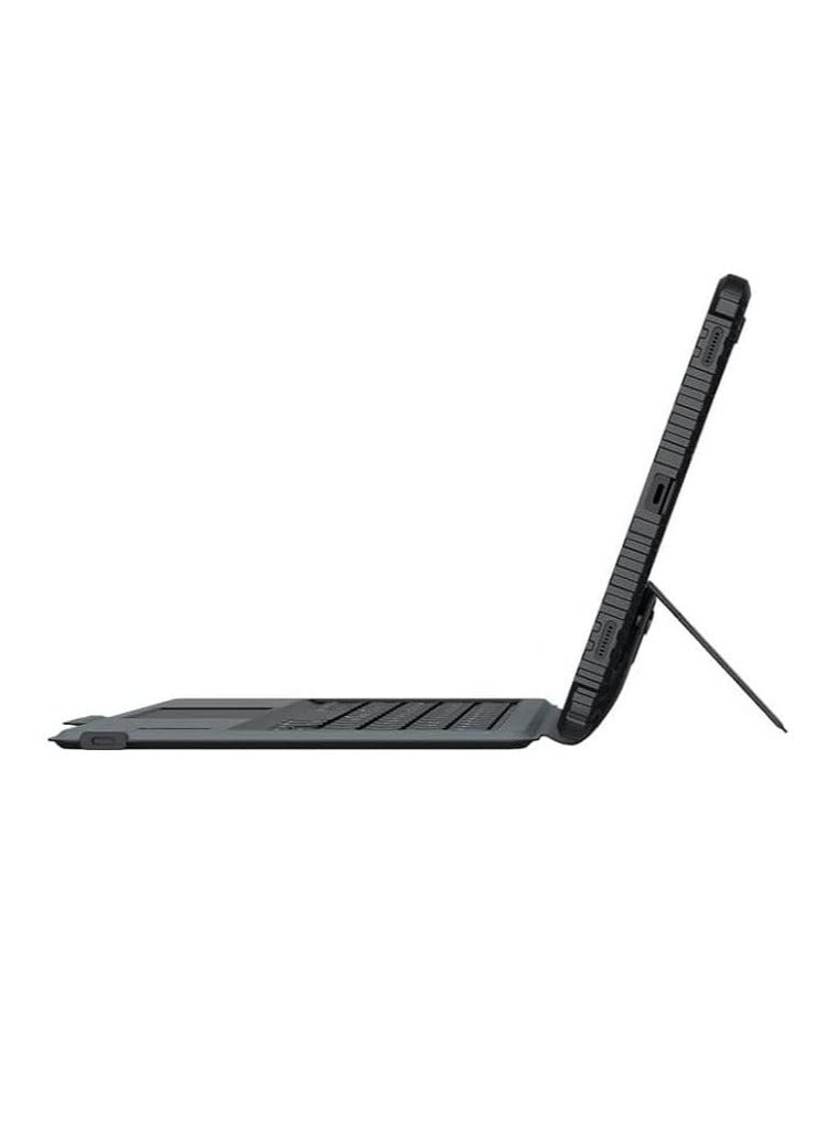 Compatible with Samsung Galaxy Tab S8 5G Lens Slide Cover Glasses Keyboard Case with S Pen Holder Slim Stand Case Bluetooth Wireless Keyboard - Image 3