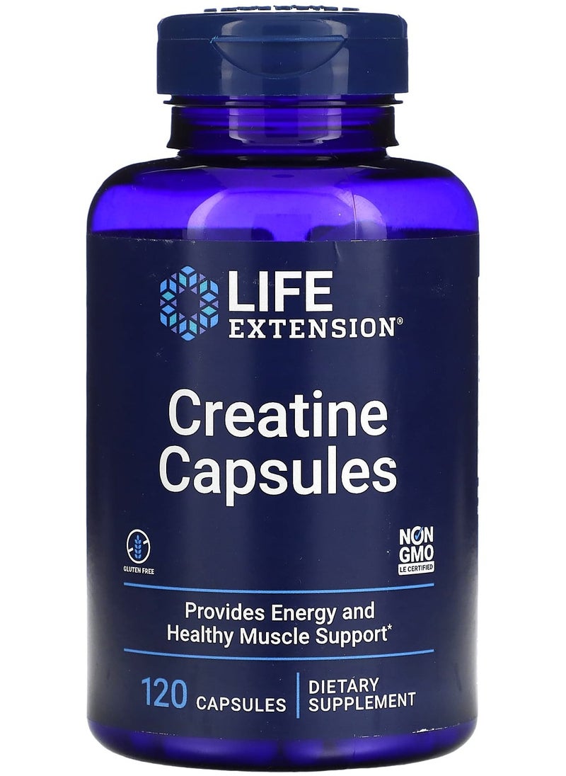 Life Extension - Creatine Capsules, 120 Capsules - Image 1