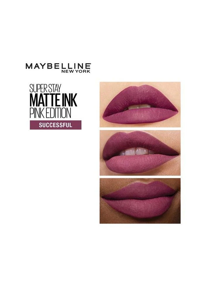 MAYBELLINE NEW YORK Super Stay - Matte Ink Liquid Lipstick - 165 Successful - 5ml - Image 2