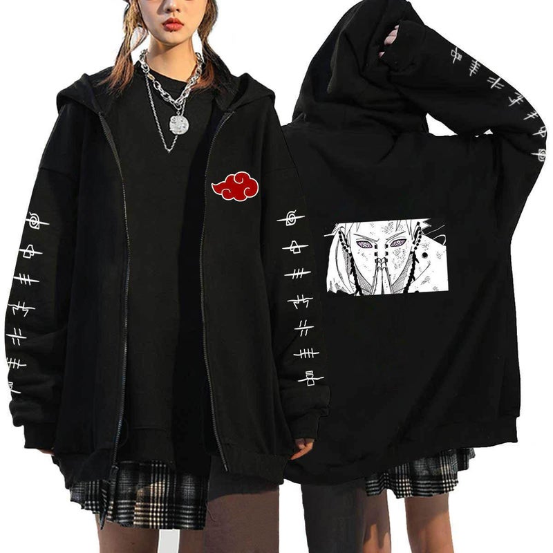 Selling Japanese Anime Naruto Naruto Men'S Fashion Brand Zipper Sweater Casual Couple Cardigan Jacket - Image 1