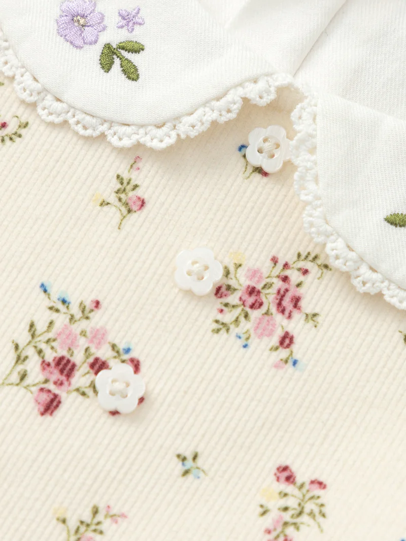 بالابالا فستان قطعة واحدة منسوج للبنات الصغار