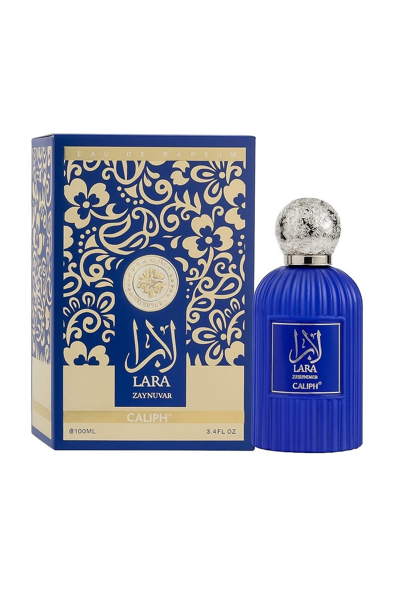 لارا زينوفار من كاليف أو دو بارفان للجنسين - 100 مل | عطر عربي أنيق يدوم طويلًا، مستوحى من لطافة يارا