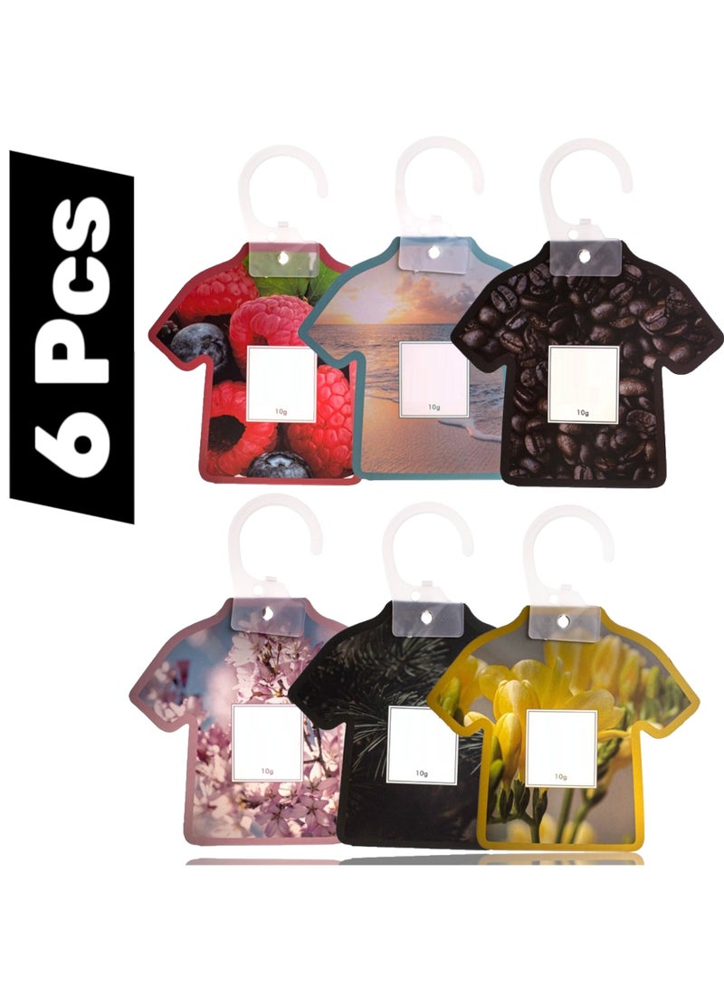 Set of 6 Wardrobe Fresheners – Long-Lasting Freshness for Your Clothes  - Image 1