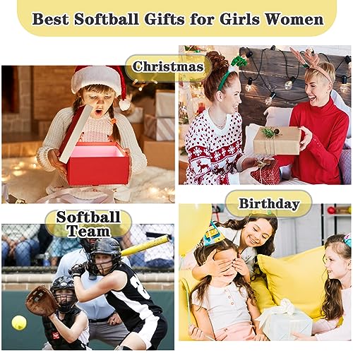 AUIVTY Softball Blanket Softball Gifts for Boys Girls 8-12 Team Coach Gifts Yellow Throw Blanket Birthday (40"x50") - Image 5