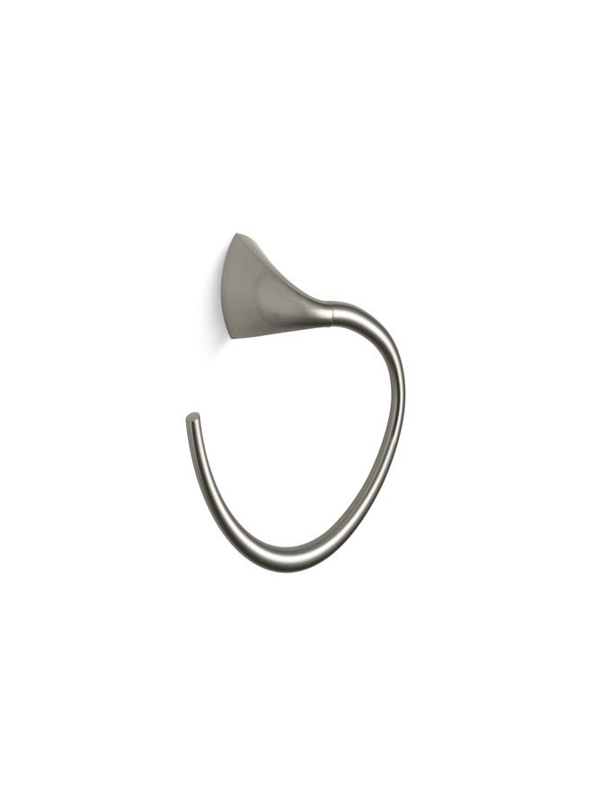 كوهلر حلقة مناشف KOHLER 37057-BN، حلقة مناشف حمام عصرية، مجموعة Alteo، نيكل مصقول نابض بالحياة - Image 1