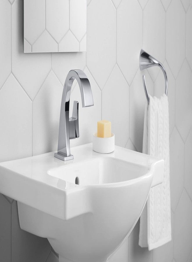 كوهلر حلقة مناشف KOHLER 37057-BN، حلقة مناشف حمام عصرية، مجموعة Alteo، نيكل مصقول نابض بالحياة - Image 4