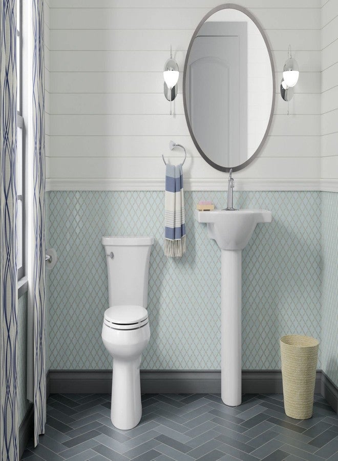 كوهلر حلقة مناشف KOHLER 37057-BN، حلقة مناشف حمام عصرية، مجموعة Alteo، نيكل مصقول نابض بالحياة - Image 3
