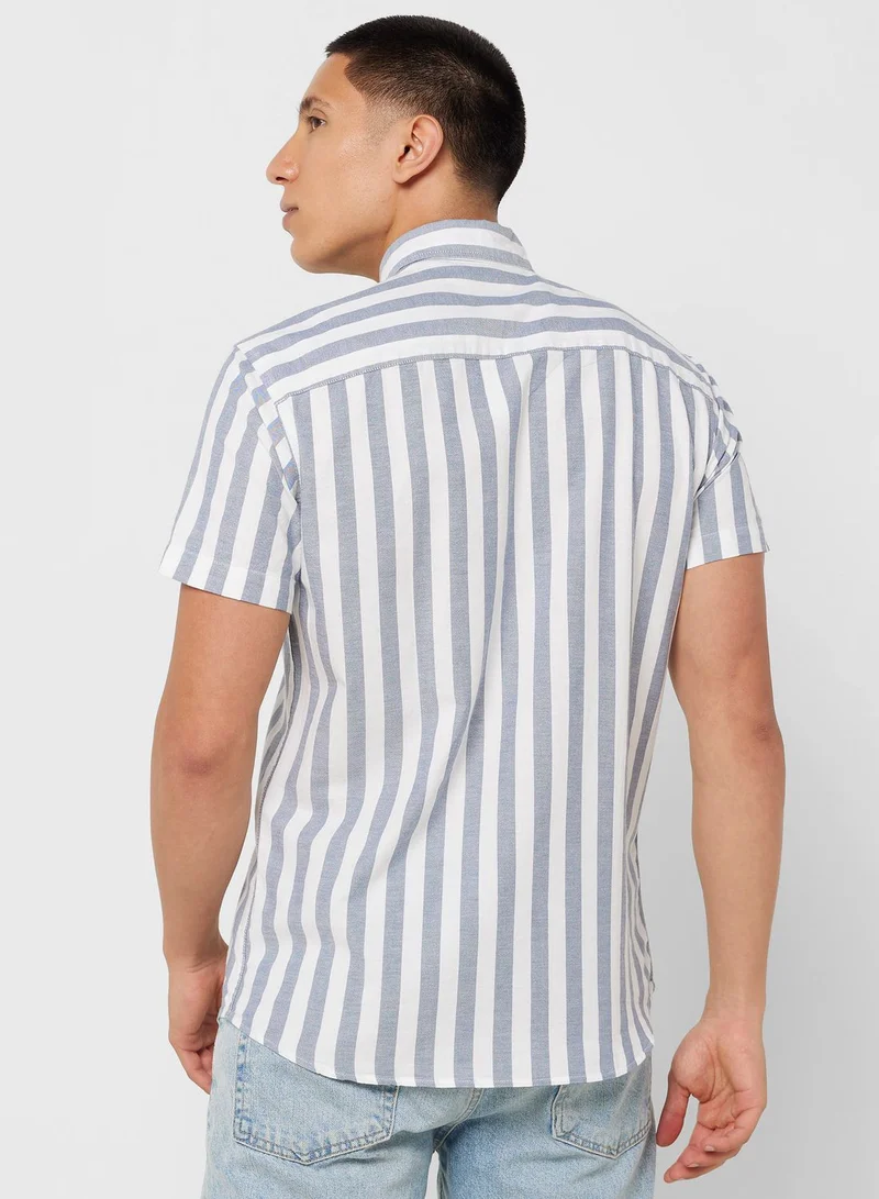 JACK & JONES Striped Regular Fit Shirt