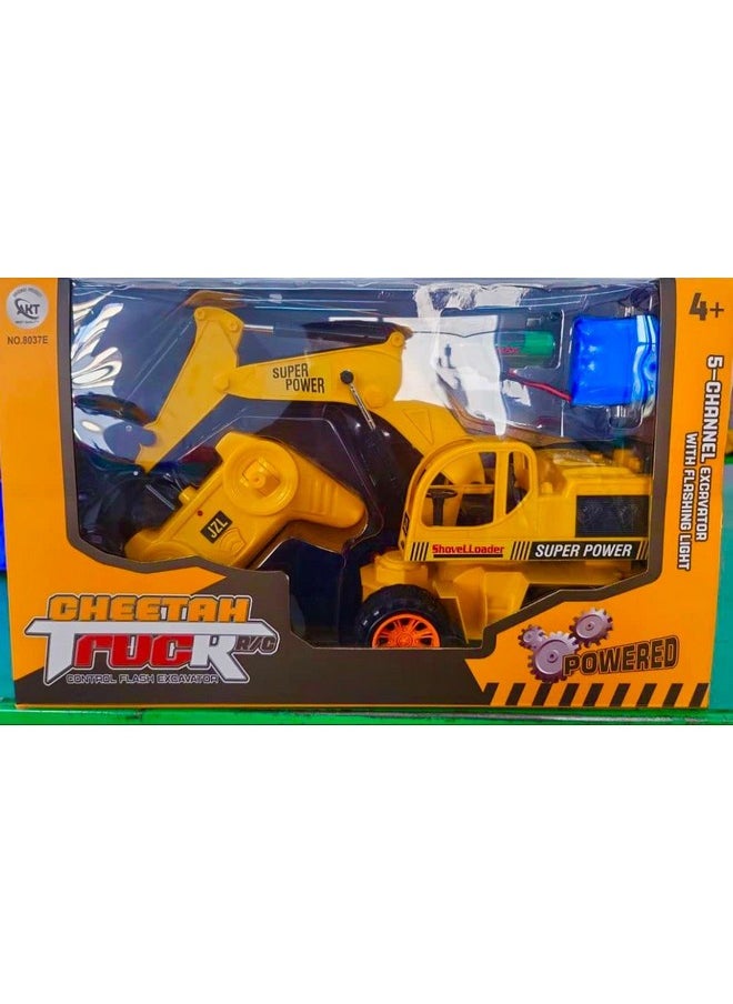 RUHANI RUHANI Remote Control Rechargeable JCB Truck Excavators Construction Vehicle for Kids (Big Size)  - Image 2