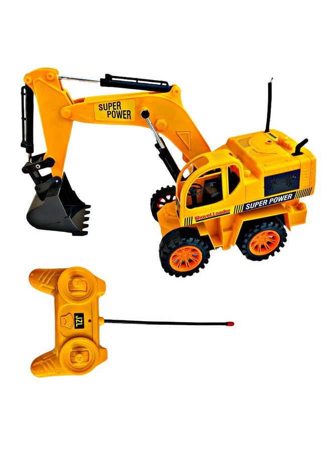 RUHANI RUHANI Remote Control Rechargeable JCB Truck Excavators Construction Vehicle for Kids (Big Size)  - Image 4