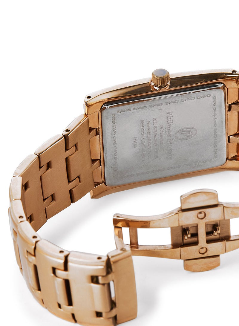 Philippe Moraly of Switzerland Metal Analog Wrist Watch M1133RW - 31mm - Rose Gold - Image 4