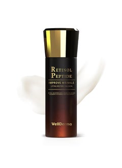 Wellderma WELLDERMA Retinol peptide Improve Wrinkle Lifting Restore Emulsion Whitening Reduce fine Lines Wrinkles Uneven Skin Tone and Reduce Congestion and Blemish Formation 