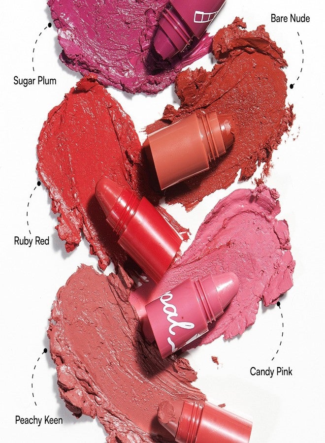 Gush Penpal 5-In-1 Lipstick| Five Shades In One| Multi-Use Stackable Lipstick For Lips, Long Lasting, Creamy Matte Finish| Moisturizing Formula With Intense Color Payoff, 4.8 G - Image 2