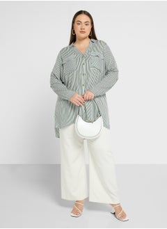 Vero Moda Curve Striped Pocket Detail Tunic  - Image 4