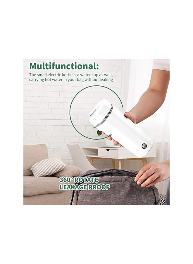 PROMASS غلاية كهربائية للسفر، غلاية كهربائية صغيرة من الفولاذ المقاوم للصدأ، غلاية مياه سريعة محمولة مع إيقاف تلقائي 350 مل، قد يختلف التعبئة والتغليف - Image 4