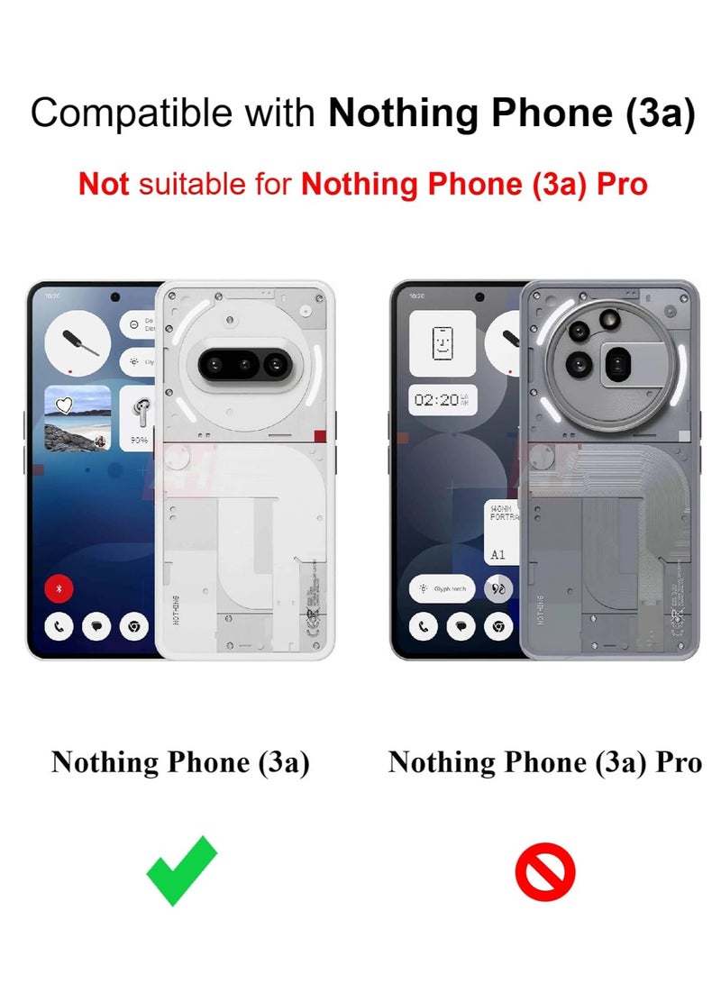 Phone Case for Nothing Phone 3a Clear Case 6.77 inch,Shockproof Soft TPU,Non-Yellowing, Anti-Scratch,Drop Protection, Slim Fit Cover for Nothing Phone (3a) - Image 2
