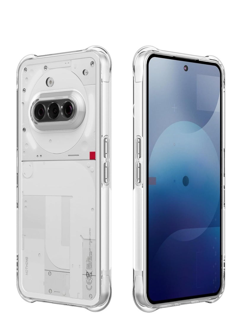 Phone Case for Nothing Phone 3a Clear Case 6.77 inch,Shockproof Soft TPU,Non-Yellowing, Anti-Scratch,Drop Protection, Slim Fit Cover for Nothing Phone (3a) - Image 1