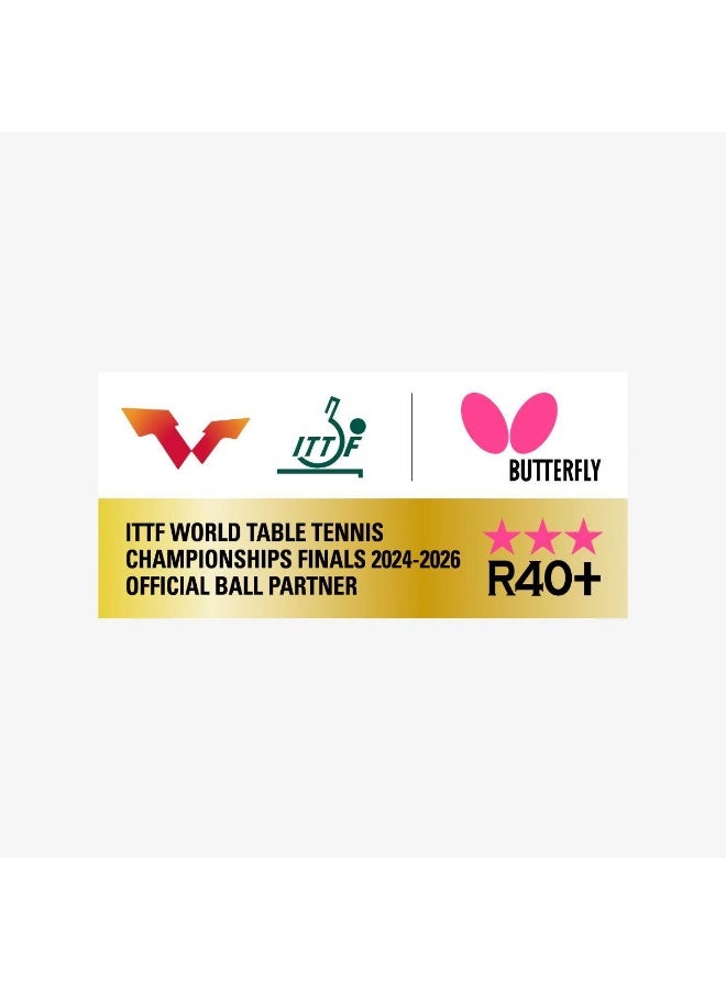 Butterfly THREE-STAR R40+Ball (Box of 3) - Image 3