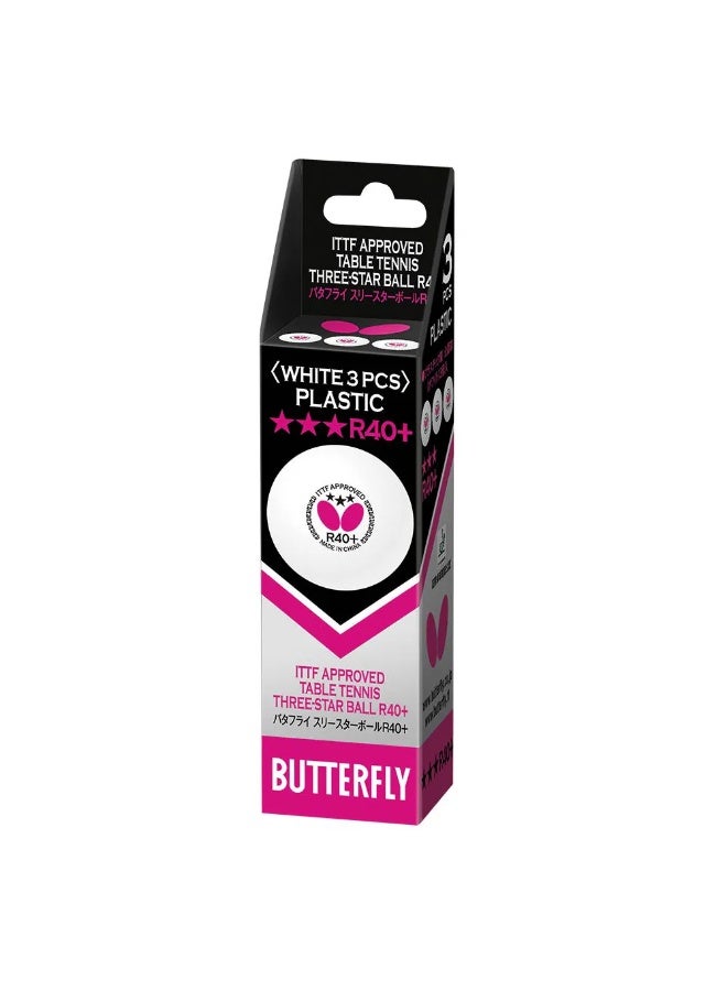 Butterfly THREE-STAR R40+Ball (Box of 3) - Image 1