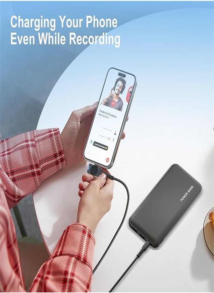 New wireless tie microphone for iPhone with lightning plug, wireless lapel microphone with noise reduction function for video recording, self-media