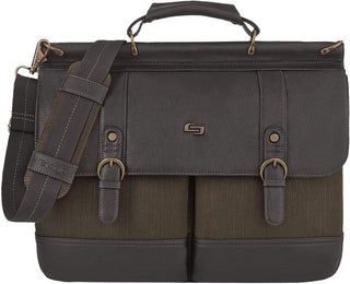 Solo New York Briefcase  Laptop Carrying Bag for Women  Men Brief for Travel  Work Internal Tablet Pocket Adjustable Shoulder Strap Fits 156 Computer  Thompson Brown - pzsku/ZA3C7816AC6A1BD899ED4Z/45/1747233749/8347b39b-5db5-496b-8150-39148d13a211