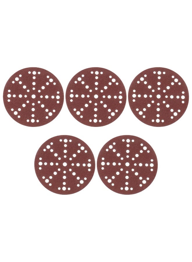 SING F LTD SING F LTD 50PCS Sanding Disc 150mm 6 Inch 48 Holes Hook & Loop Sandpaper 40/80/100/120/180 Grit  - Image 1