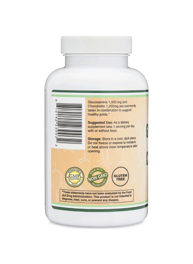 Double Wood Supplements Glucosamine Chondroitin Triple Strength – 180 Tablets Double Wood Supplements - Image 3