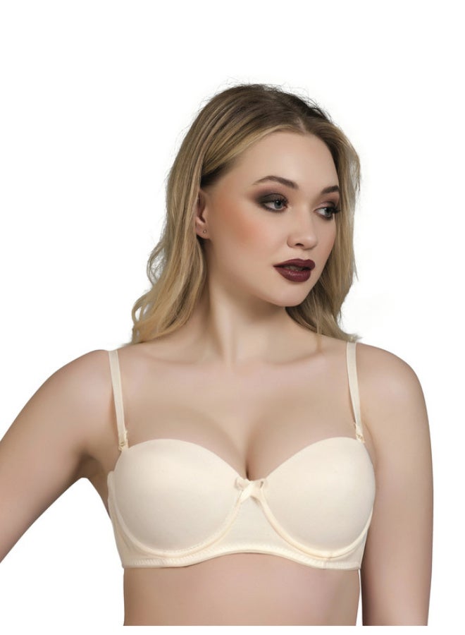 Vienna Lingerie Vienna Elite 58 P - Women's Padded Push-Up Half Cup Bra - Image 1
