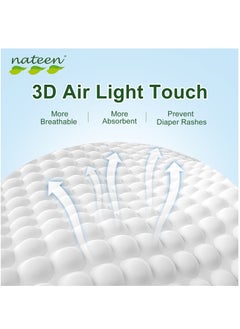 nateen Premium Care Baby Diapers,Size 6 (25+kg),XXL,112 Count Diapers,Super Absorbency,Natural Breathable Baby Diapers.  - Image 3