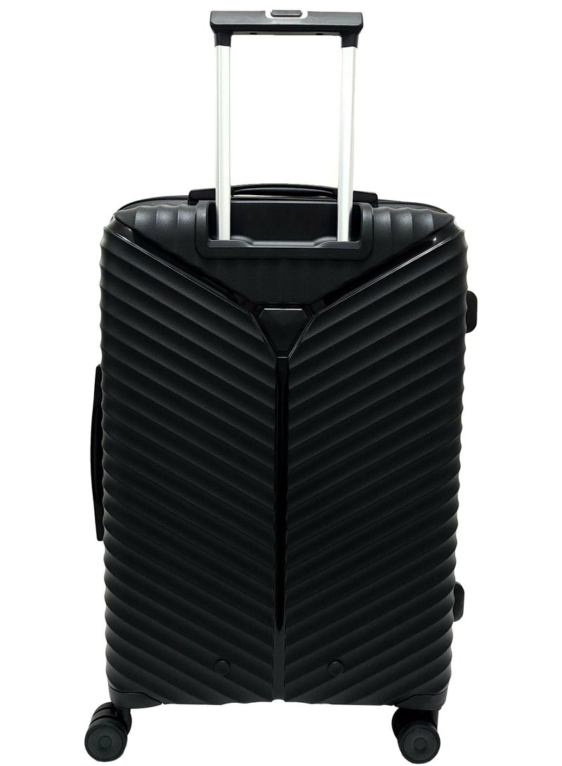 ROWER Luggage Set Expandable Travel Bag Trolley 3 Pieces Set With Spinner Wheels & Lock (20/24/28 Inches) - Image 3