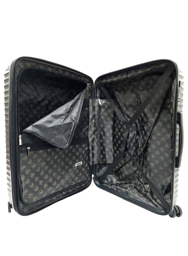 ROWER Luggage Set Expandable Travel Bag Trolley 3 Pieces Set With Spinner Wheels & Lock (20/24/28 Inches) - Image 5