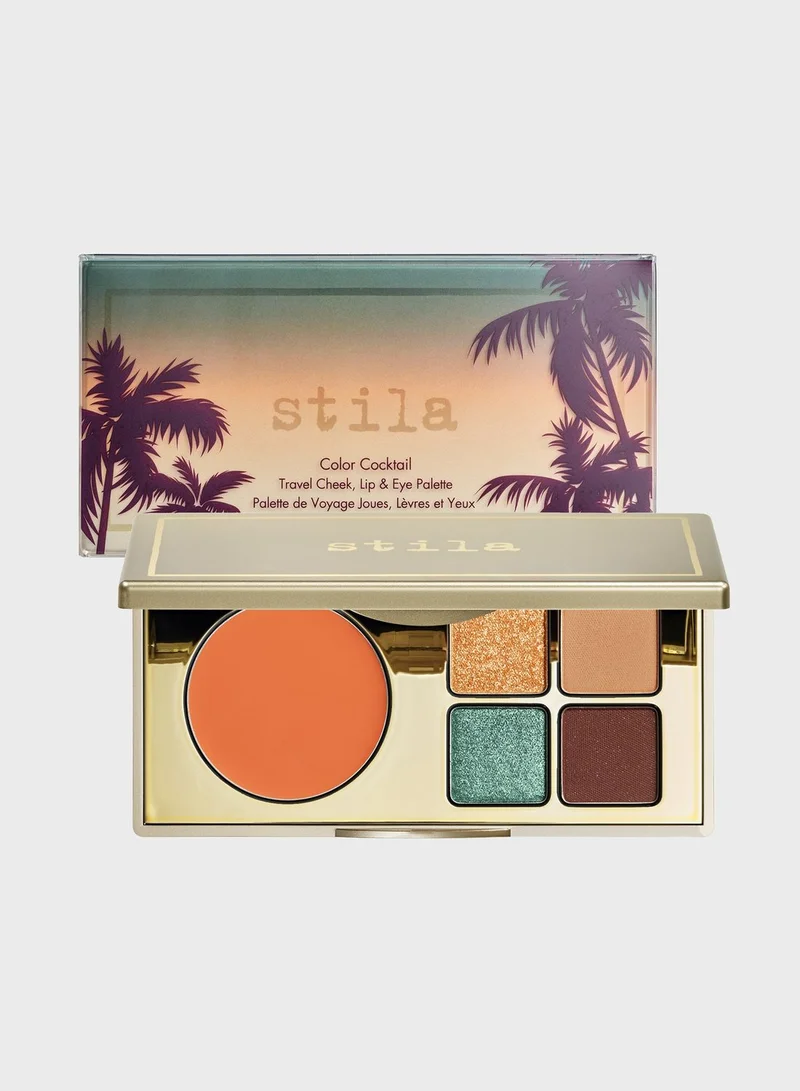 stila Color Cocktail Travel Cheek, Lip & Eye Palette - Tequila Sunrise
