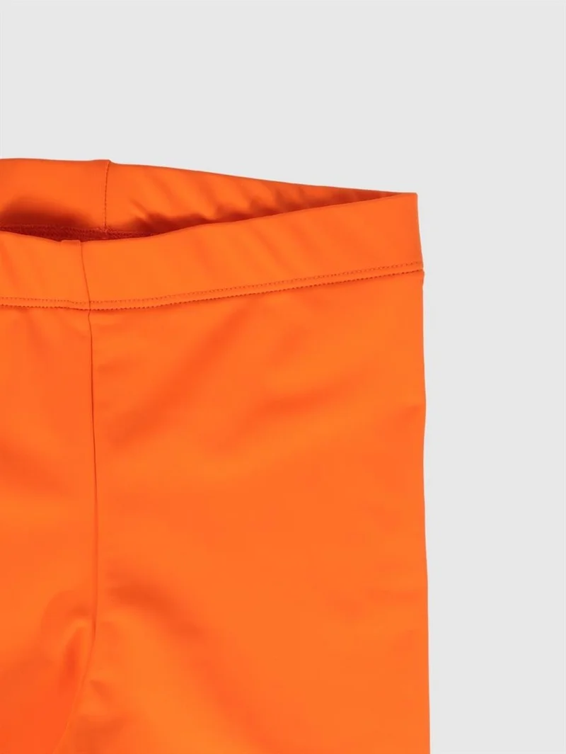 Yhh Kids Fit Sports Children's Short Tights Bright Orange
