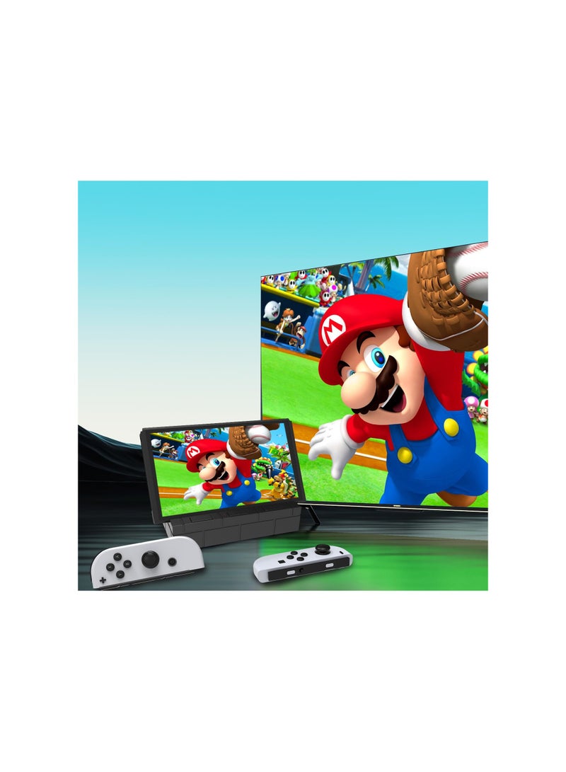 Switch Dock with LAN Adapter for Switch/Switch OLED - Portable Multi-Port Design, Perfectly Crafted for Enhanced Gaming Experience on Switch and Switch OLED. - Image 1