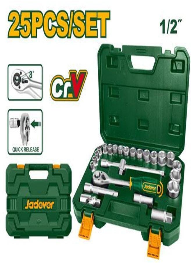 Jadever 25 Pcs Socket Set Jdst2D25
