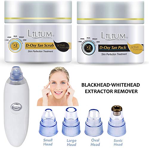 Lilium D-Oxy Tan Removal Scrub and Face Pack (275g) with Blackhead Remover Tool – Deep Cleansing Facial Kit for Radiant & Even Skin Tone – Sulfate & Paraben Free – Dermatologically Tested - Image 2